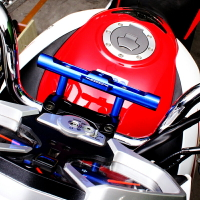 摩托車改裝平衡桿 加強桿 手機架底座 鋁合金平衡桿龍頭擴展桿