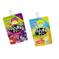 【江戶物語】ORIHIRO 寒天果凍飲 葡萄綜合/鹽檸檬風味 130g 蒟蒻 便利包 吸管果凍 果汁果凍 日本原裝進口