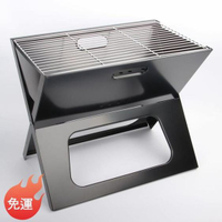 烤爐架便攜式加厚X型折疊戶外燒烤爐大號燒烤架子家用木炭烤肉爐-