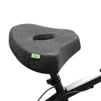 New Waterproof Bike Seat Cushion Thicken Anti-slip Road Bike Seat Cushion Breathable PU Bike Seat Cover For Shock Absorbing