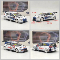 Solite Battery 1:43 Hyundai i30 N TCR 2019 TCR Asia Series Alloy Car Model Collection gift display