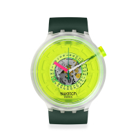 Swatch BIG BOLD 系列手錶 BLINDED BY NEON (47mm) 男錶 女錶