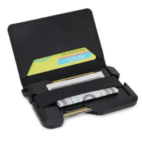 Wallet for Men - Slim Mens Wallet Bifold Wallets Aluminum Credit Card Passport Holder Mens Wallet, RFID Blocking Money Clip Thin