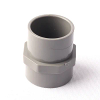 32mm X G 1'' Female Thread PVC Straight Connector Pipe Joint Safety Non-toxic Material Garden Irrigation Pipe Watering Supplies