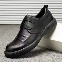 Men's Business Leather Shoes Winter Leather Shoes Plush Insulation Casual Leather Shoes Cotton Shoes Men's Shoes
