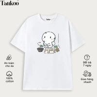 TANKOO áo thun in nam nữ chất liệu cotton cực đẹp-Áo thun Tay ngắn In Hình THỎ 7 MÀU ĂN XIN hài hước