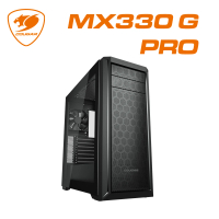 【COUGAR 美洲獅】MX330-G PRO 中塔機箱 電腦機殼(黑色)