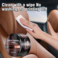 Interior Cleaning Cream For Cars,Car Interior Cleaning Cream,for Seats Dashboard Plastic B1U6