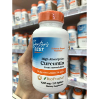 美國Doctor's Best 95%高吸收型薑黃素 C3, 1,000亳克 120片