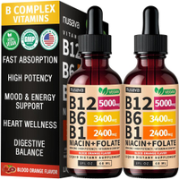 (2 Pack) Vitamin B12 and B6 Liquid Drops B12 Sublingual Vitamin B Complex - B 12 Vitamin 5000mcg - B
