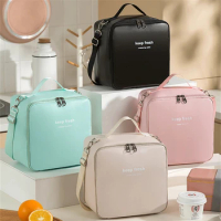 One-shoulder Bento Bag Student Lunch Box Bag Lunch Bag Office Worker Carrying Lunch Bag Thermal Insulation Bag