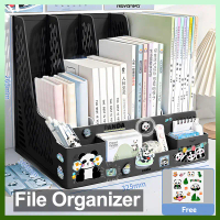 Document Organizer File Rack Desktop Storage Box A4 File Folder Office Stationery Rack File Holder D