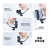 Mobile Phone Stents/Clip/holder Camera Neck Collar Sling For Gopro Hero 10/9/8/7/5/4 SJCAM SJ6/8 EKEN H9R XiaoMi Yi Akaso Sports