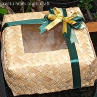Besek mika free pita hijau free paking kardus dan bable warp | Wadah nasi | Box makanan | Hantaran |