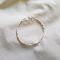 Marble stone Howlite silver 92.5 bracelet สร้อยข้อมือหิน howlite กำไลหินนำโชค อะไหล่เงินแท้ COD