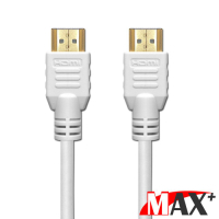 原廠保固 Max+ HDMI to HDMI 4K影音傳輸線 白/3M