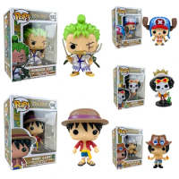 Pop One Piece Figure Luffy Chopper Aisi Loo Luffytaro Anime Toys Decorative Series Children's Birthday Gifts Novelty