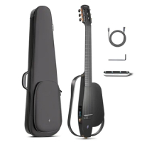 Enya Acoustic-Electric Carbon Fiber Classical Nylon String Travel Guitar NEXG 2N Smart Acustica Elec