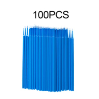 100pcs/set Paint Brushes Paints Touch-Up Disposable Dentistry Pen Cars Applicator Stick Mini Head Brush Car Maintenance Tools