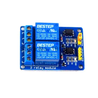 10PCS 2 Channle 24V Relay Module Relay Expansion Board 24V Low level Triggered 2Channel Relay Module for Arduino