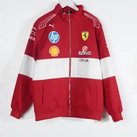 Jaket PUMA X FERRARI 2025 TEAM VINTAGE RED ZIP JACKET 100% ORIGINAL Size L