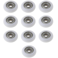 Roda Takal Galas Keluli Karbon Plastik Nilon, 10 Keping, Saiz Tersedia: 5x23x7.3mm, Reka Bentuk Terb