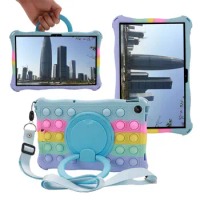 Soft Bubble Kids Case For Lenovo Tab M10 3rd Gen 10.1 TB328FU 2nd TB-X306X X306F X606 128FU 125FU 10.6 Kickstand Tablet Cover