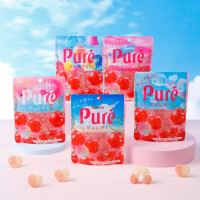 【Kanro 甘樂】Pure鮮果實軟糖-櫻桃汽水口味 盒裝(52gx6包/盒)