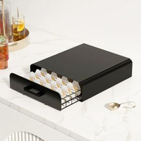 廠家直供現貨雀巢膠囊盒咖啡架抽屜式Nespresso咖啡膠囊收納盒