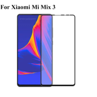 2PCS Black Full Cover Tempered Glass For Xiaomi Mi Mix3 Mix 3 Screen Protector Toughened Film For Xiaomi Mi Mix3 Mix 3