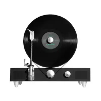 Gramovox葛萊美 直立式藍牙黑膠唱機/ 60週年紀念版-曜石黑