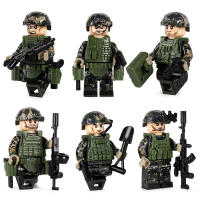 Đồ Chơi Búp Bê Quân Sự, Tobyshi TBS95-00FBI FBI, Khối Xây Dựng Hạt Nhỏ Lắp Ráp Búp Bê, Thiết Bị