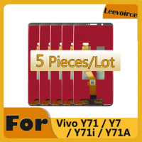 Wholesale 5 Pcs LCD For Vivo Y71 Y7 Y71i Y71A LCD Display V1731B 1724 1801 Display Screen Touch Digitizer Assembly Replacement