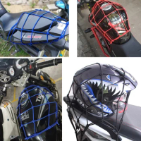 Moto Helmet Mesh Net Motorcycle Luggage Net Protective Gears Luggage Hooks Accessories for Yamaha Lc135 Majesty 125 250 400 Mt03