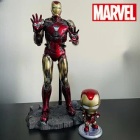 In-stock Avengers Endgame Iron Man Mk85 Battle Damaged Edition Marvel Avg4 1/6 Anime Action Figure Model Toys Original Hot Toy
