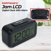 Taffware Jam Alarm Digital LED Jam Alaram Anak Tidur Jam Alarem Jam Alarm Mini Fanju Jam LCD Digital