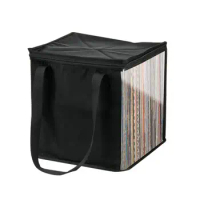 Vinyl Record Storage Vinyl Records Storage LP Storage Organizer Crate With Lid Decorative Moving Box For Records Solutions to