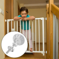 1 PC Pressure Mounted Baby Gates Threaded Spindle Rods M10 Walk Thru Gates Wall Cups Guard Safety Ga