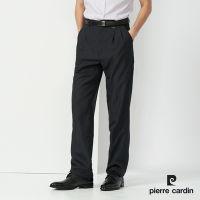 Pierre Cardin皮爾卡登 男款 暗條紋打摺西裝褲-深灰色(5237853-98)