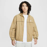NIKE Men Sportswear Club Athlete Hoodie Jaket Pria [HJ2013-298] A/2XL Parachute Beige/Lt Khaki/Black