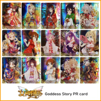 Goddess Story Keqing Yamato Bronzing PR card collection Game cards Anime characters Children's toys Christmas Birthday gifts