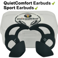 misodiko Silicone Eartips Ear Wings Replacement for Bose QuietComfort Earbuds &amp; Sport Earbuds