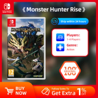 Nintendo Switch Game Deals - Monster Hunter Rise - Stander Edition - Games Cartridge Physical Card Action for Switch OLED Lite
