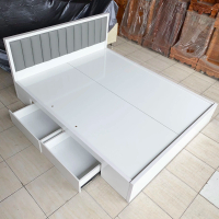 [Freeship HCM] Giường ngủ bọc nệm gỗ MDF 2 hộc kéo CPX-G37 Hiện đại cute nữ 1m4x2m các mẫu người giu