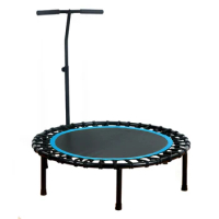 Indoor Garden Workout Stable Quiet Exercise Rebounder 40 inch Fitness Mini Trampoline for Kids Adults