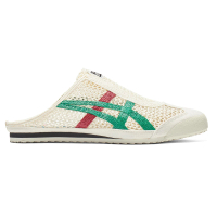 【Onitsuka Tiger】Onitsuka Tiger鬼塚虎-綠色線米白MEXICO 66 SABOT休閒鞋1183C123-103(1183C123-103)