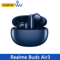 Global Version Realme buds air 3 Bluetooth 5.2 Earphone 42dB Active Noice Cancelling Headphone IPX5 Water Resistant Headset