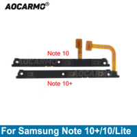 Aocarmo For Samsung Galaxy Note 10 Plus 10+ / Note 10Lite Power On Off + Volume Button Flex Cable Replacement Parts