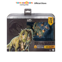 Toys Kingdom Jurassic World Hammond Collection Figure Sinoceratops - Hijau Kids Toys Minifigur Minia