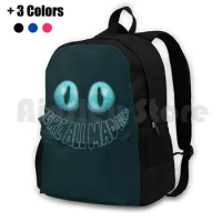 We'Re All Mad Here-Tim Burton Outdoor Hiking Backpack Riding Climbing Sports Bag Were All Mad Here Were All Mad Tim Burton